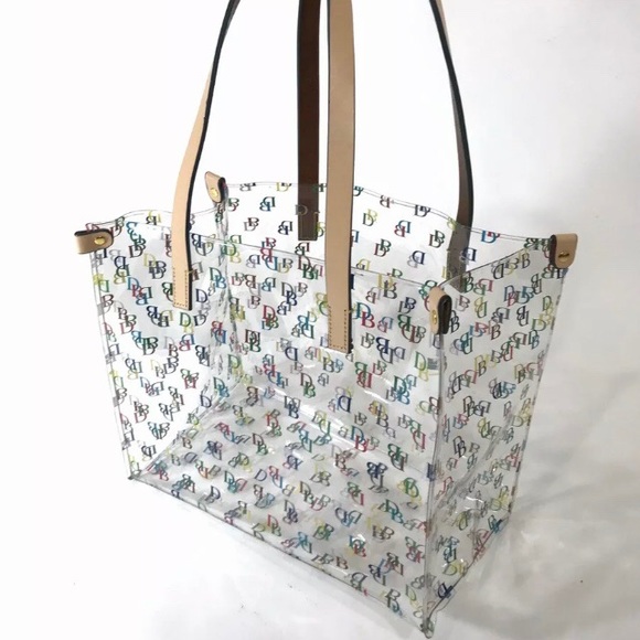 dooney and bourke clear medium shopper